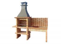 Ref. 213 - 242 cm x 57 cm x 220 cm, LxAxA | Parrilla 60 cm x 40 cm, LxA | 830 kg